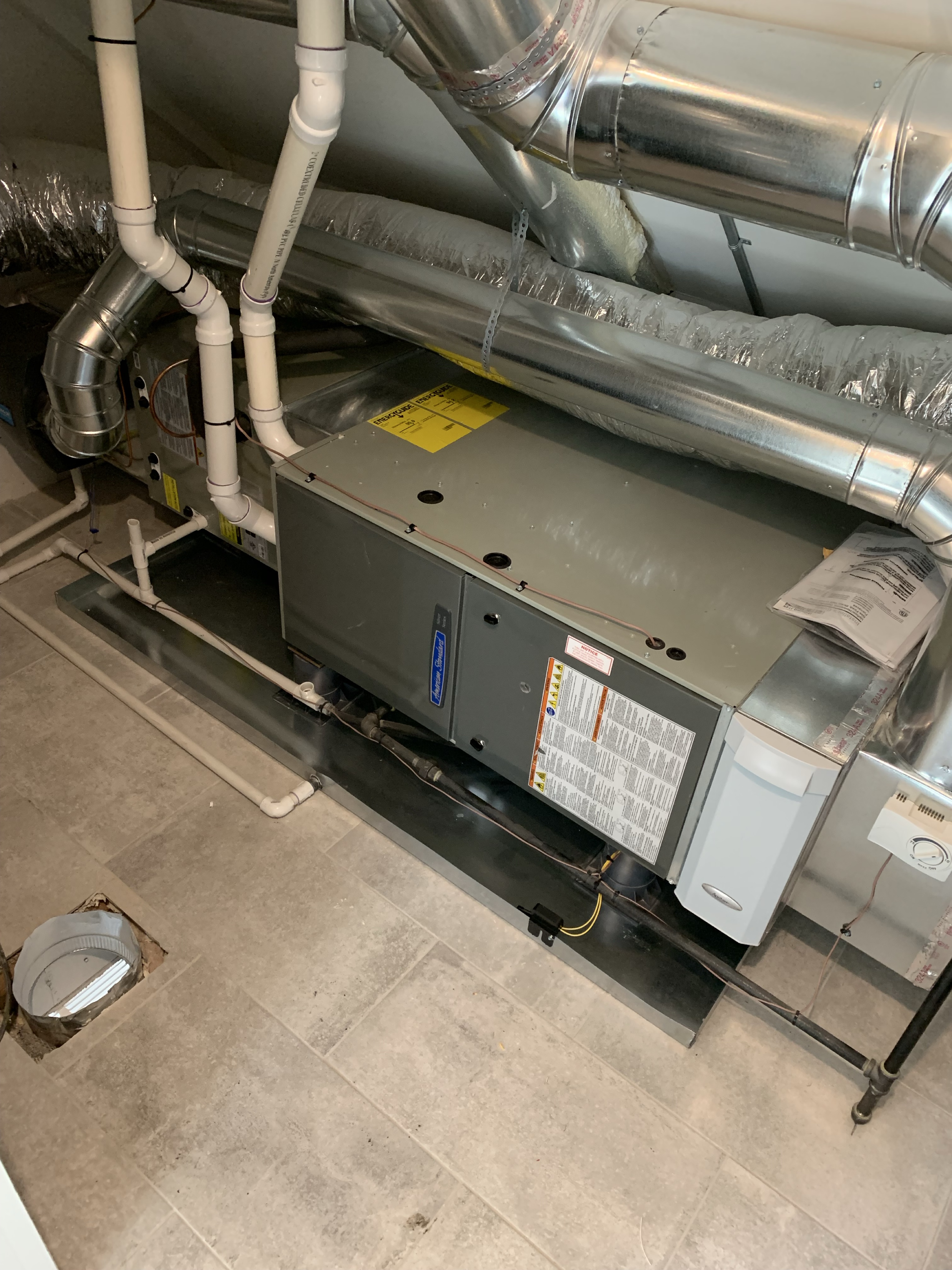 Air handler and ductwork
